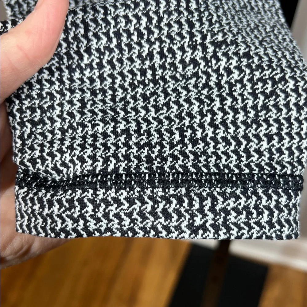 Lululemon Athletica Black and White Patterned Leggings